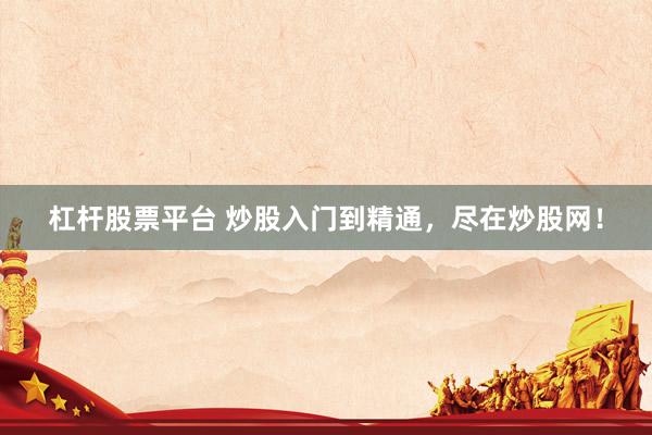 杠杆股票平台 炒股入门到精通，尽在炒股网！