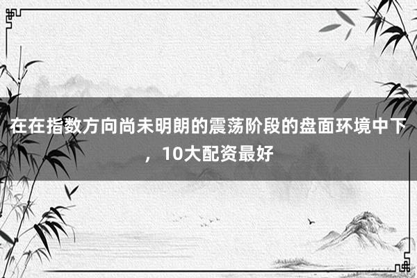 在在指数方向尚未明朗的震荡阶段的盘面环境中下，10大配资最好
